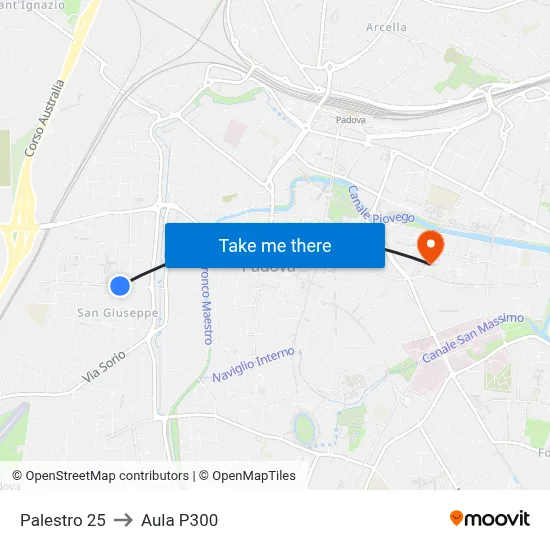 Palestro 25 to P300 Hall map