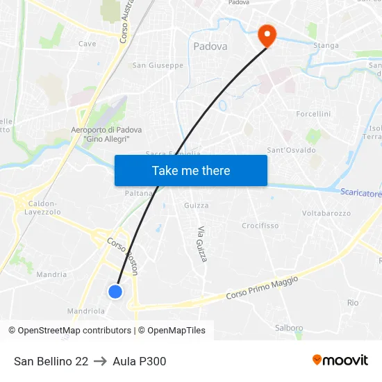 San Bellino 22 to P300 Hall map