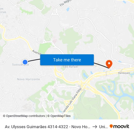 Av. Ulysses Guimarães 4314-4322 - Novo Horizonte Salvador - Ba 41218-700 Brasil to Unijorge map