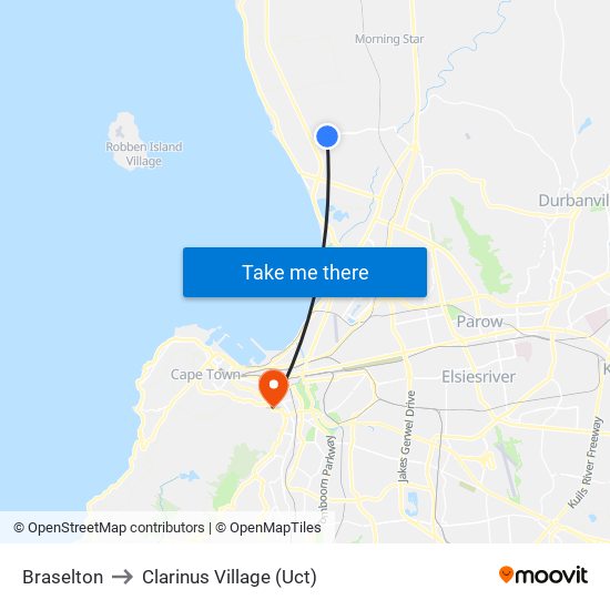 Braselton to Clarinus Village (Uct) map