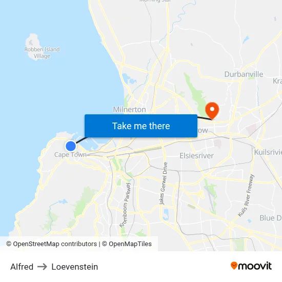 Alfred to Loevenstein map