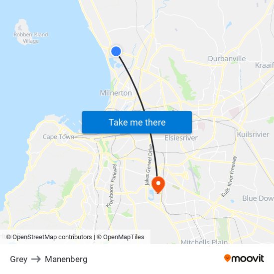 Grey to Manenberg map