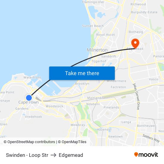 Swinden - Loop Str to Edgemead map