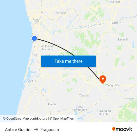 Anta e Guetim to Fragosela map