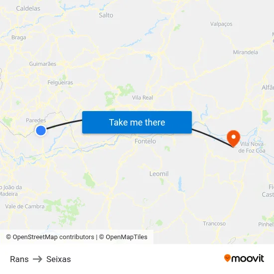 Rans to Seixas map