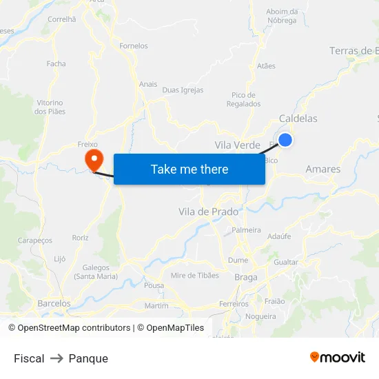 Fiscal to Panque map