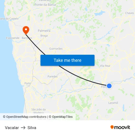 Vacalar to Silva map