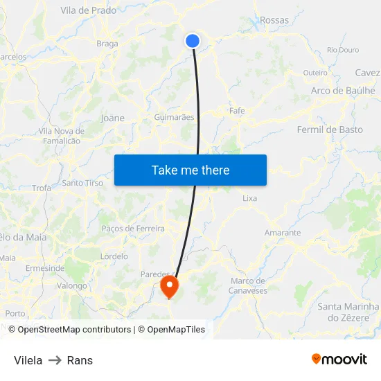 Vilela to Rans map