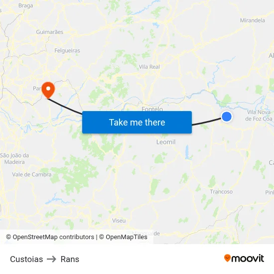 Custoias to Rans map