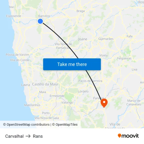 Carvalhal to Rans map