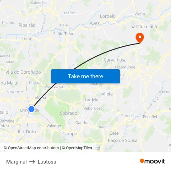 Marginal to Lustosa map