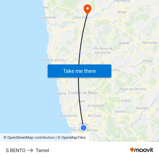 S.BENTO to Tamel map