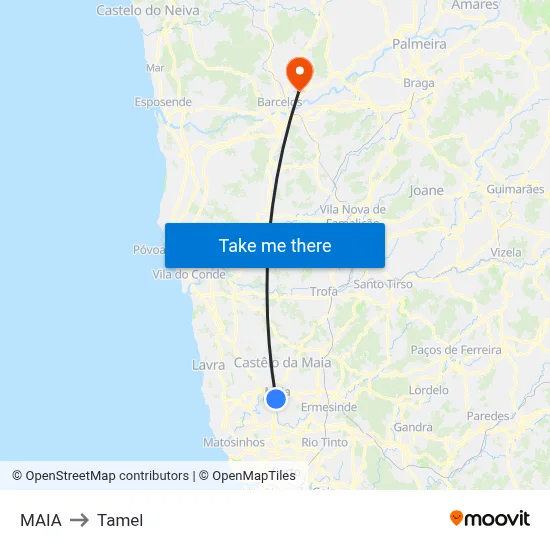 MAIA to Tamel map