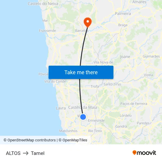 ALTOS to Tamel map