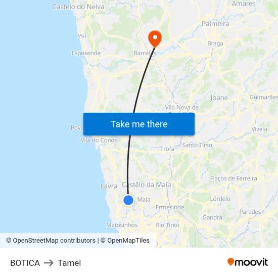 BOTICA to Tamel map