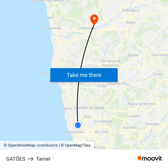 GATÕES to Tamel map