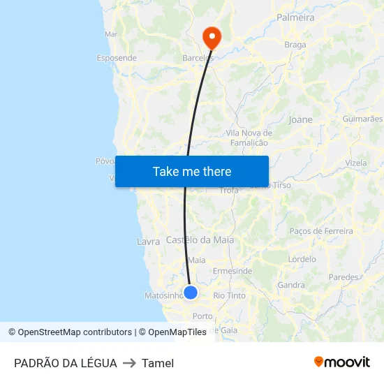 PADRÃO DA LÉGUA to Tamel map