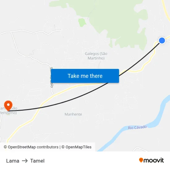 Lama to Tamel map
