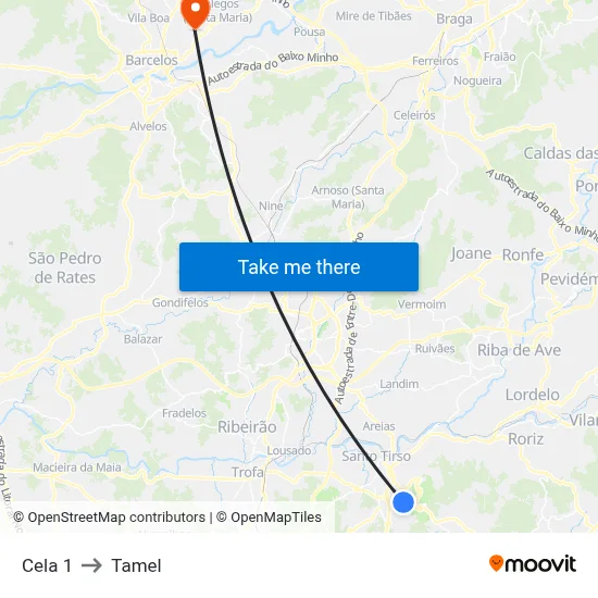 Cela 1 to Tamel map