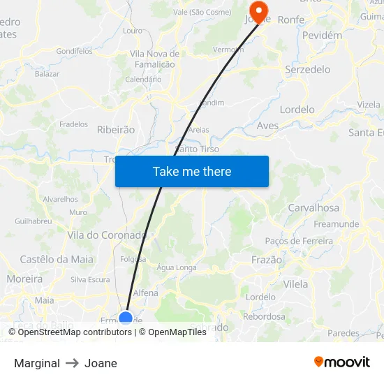 Marginal to Joane map