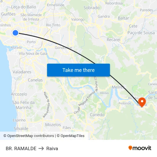 BR. RAMALDE to Raiva map