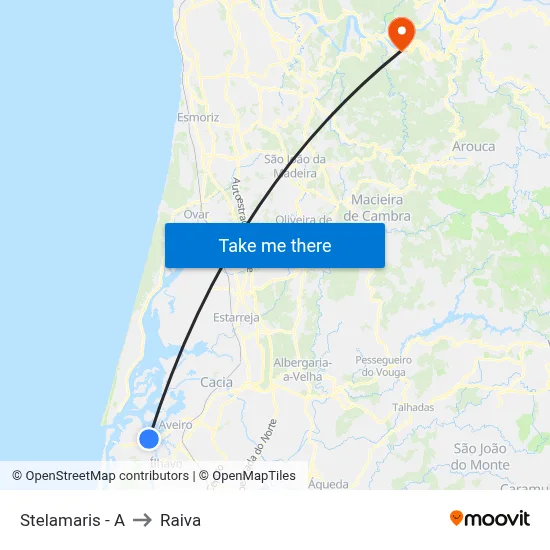 Stelamaris - A to Raiva map