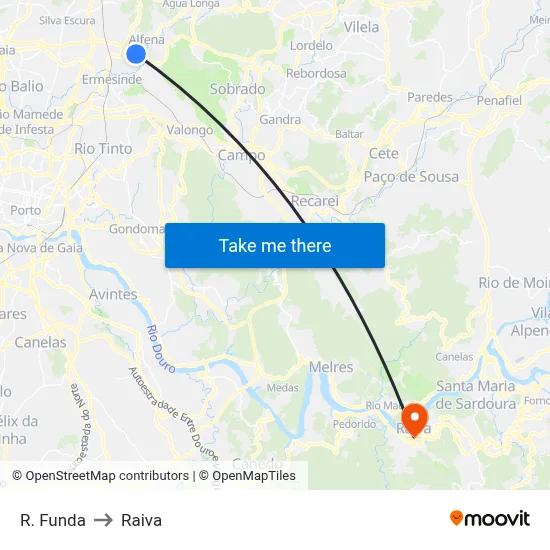 R. Funda to Raiva map