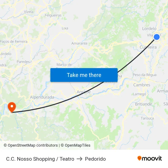 C.C. Nosso Shopping / Teatro to Pedorido map