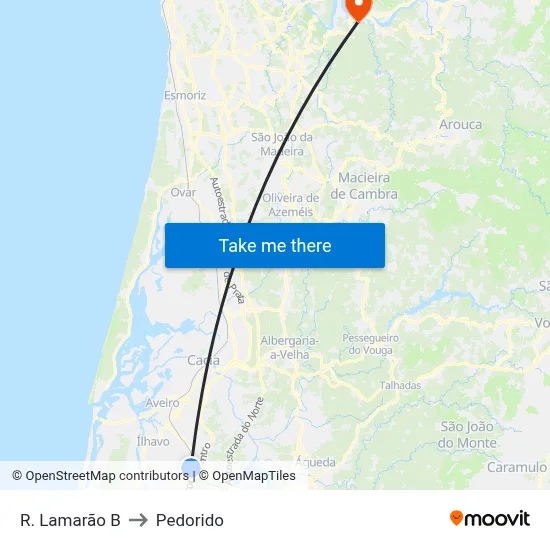 R. Lamarão B to Pedorido map