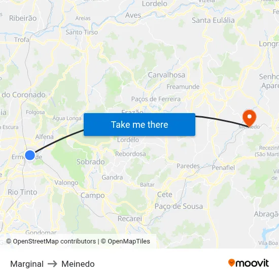 Marginal to Meinedo map