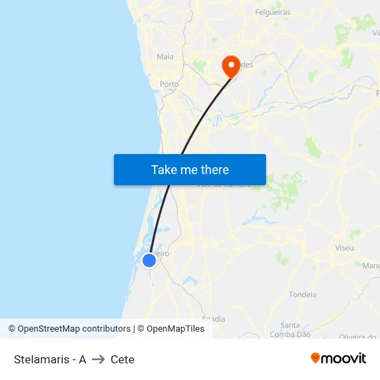 Stelamaris - A to Cete map