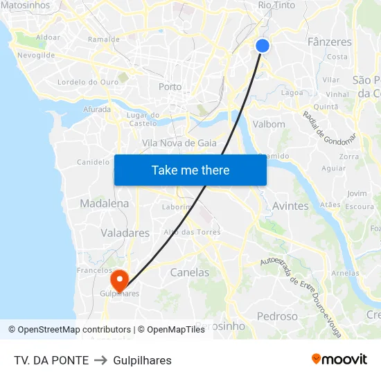 TV. DA PONTE to Gulpilhares map