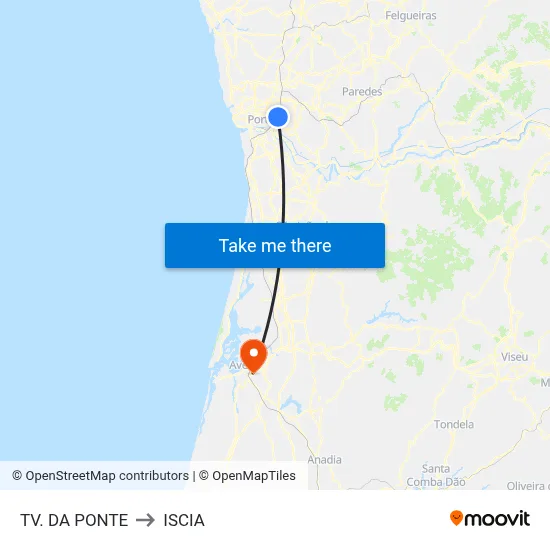 TV. DA PONTE to ISCIA map