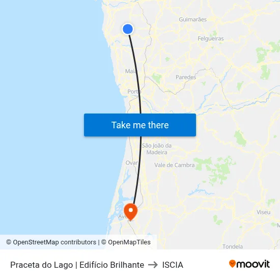 Praceta do Lago | Edifício Brilhante to ISCIA map