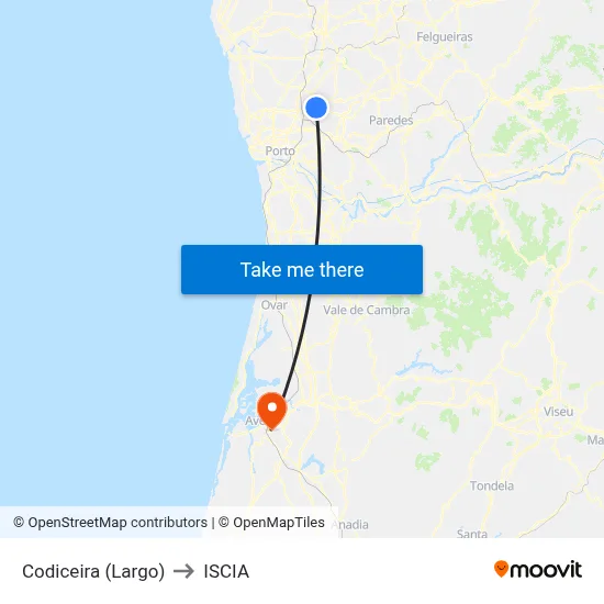 Codiceira (Largo) to ISCIA map