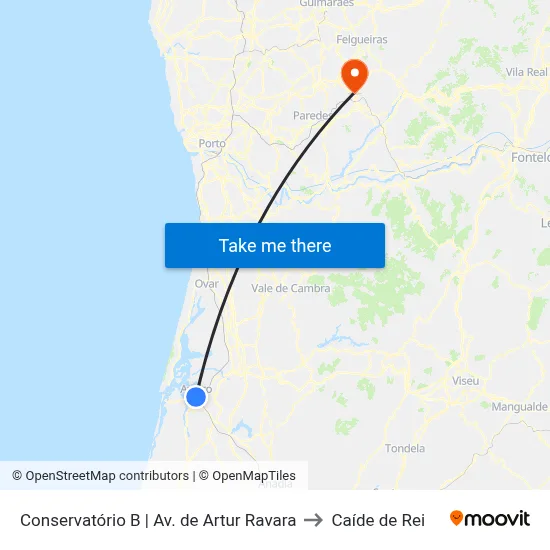 Conservatório B | Av. de Artur Ravara to Caíde de Rei map