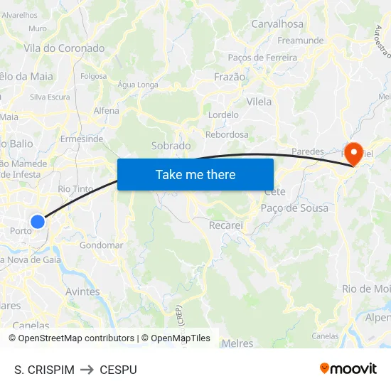 S. CRISPIM to CESPU map