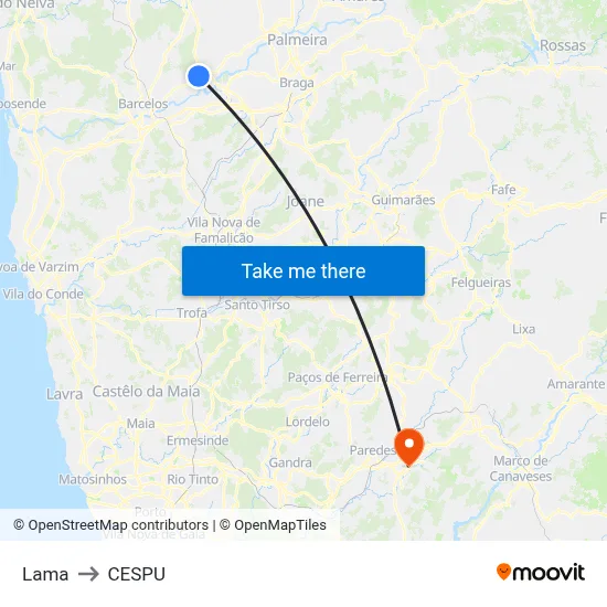 Lama to CESPU map