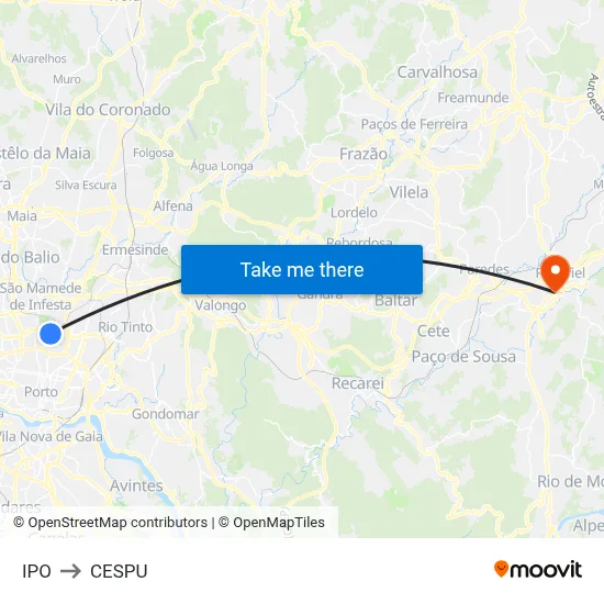 IPO to CESPU map