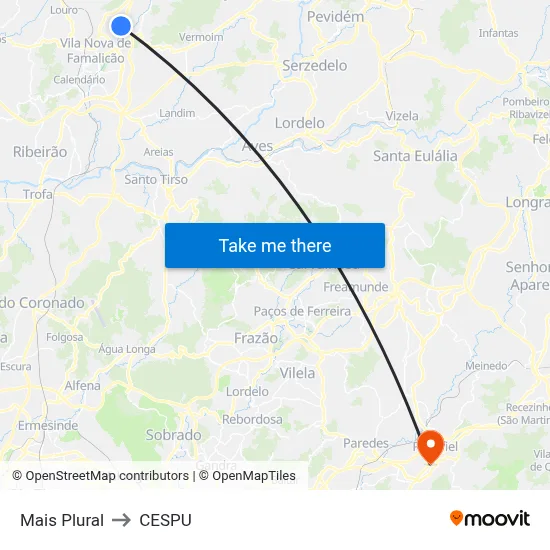 Mais Plural to CESPU map
