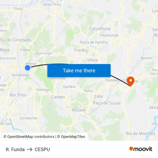 R. Funda to CESPU map