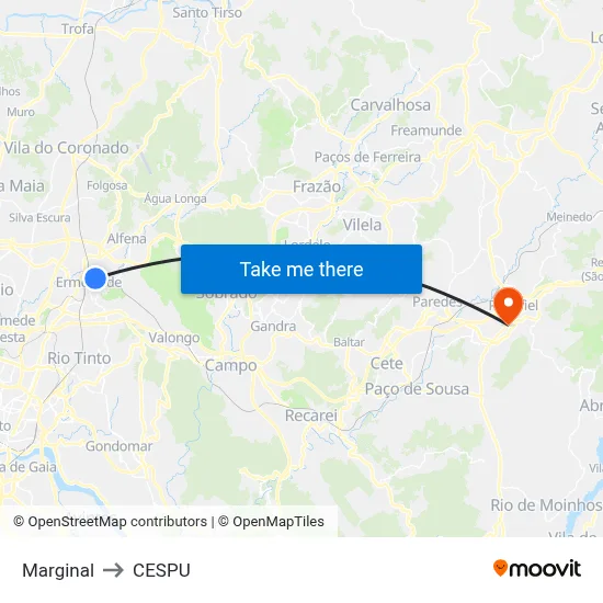 Marginal to CESPU map