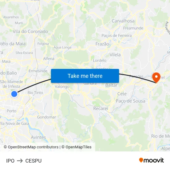 IPO to CESPU map