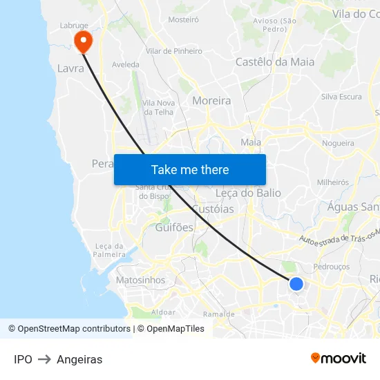 IPO to Angeiras map