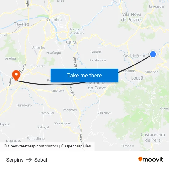 Serpins to Sebal map