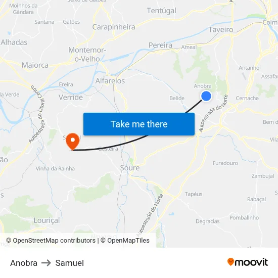 Anobra to Samuel map