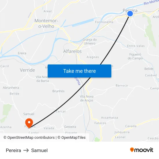 Pereira to Samuel map