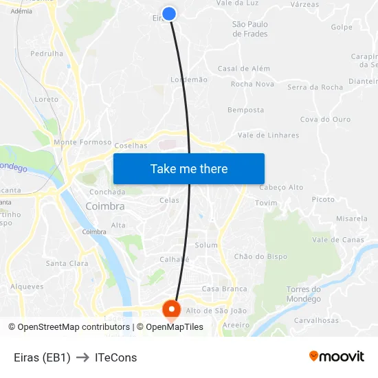 Eiras (EB1) to ITeCons map