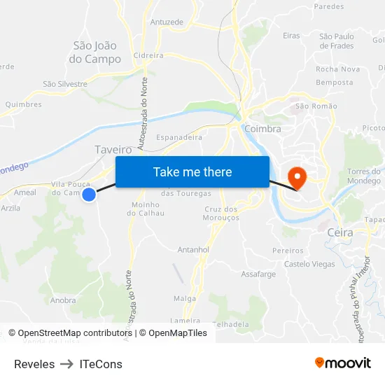 Reveles to ITeCons map