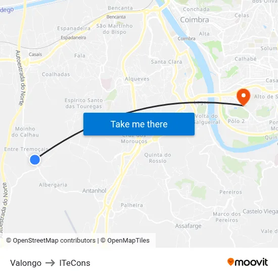 Valongo to ITeCons map